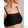 Soutien-gorge pour prothèse mammaire Amber sans armatures paddé par Amoena - Coloris Noir - Zoom Soutien-gorge pour prothèse mammaire Amber sans armatures paddé par Amoena - Coloris Noir - Zoom