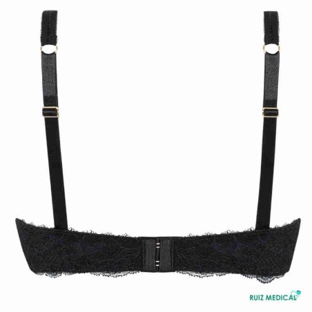 Soutien-gorge pour prothèse mammaire Aurelie sans armatures paddé par Amoena - Coloris Noir - Seul dos Soutien-gorge pour prothèse mammaire Aurelie sans armatures paddé par Amoena - Coloris Noir - Seul dos