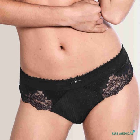 Culotte Aurelie Panty par Amoena - Coloris Noir - Face Culotte Aurelie Panty par Amoena - Coloris Noir - Face