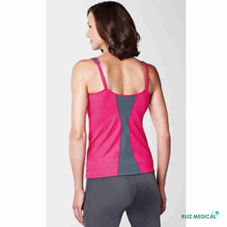Top Tank 13 Amoena avec soutien gorge intégré - Vue de dos Top Tank 13 Amoena avec soutien gorge intégré - Vue de dos
