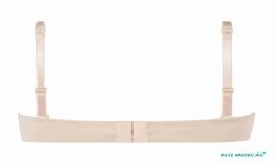 Soutien-gorge pour prothèse mammaire Barbara avec armatures paddé par Amoena - Bretelles droites - Vue seule de dos