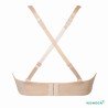 Soutien-gorge pour prothèse mammaire Barbara avec armatures paddé par Amoena - Bretelles croisées - Seul