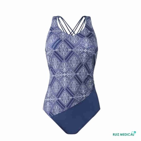 Maillot de bain pour prothèse mammaire Macau par Amoena - Seul de face Maillot de bain pour prothèse mammaire Macau par Amoena - Seul de face