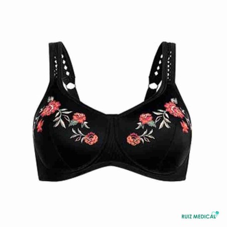 Maillot de bain pour prothèse mammaire Barcelona par Amoena - Haut Seul - Vue de face Maillot de bain pour prothèse mammaire Barcelona par Amoena - Haut Seul - Vue de face