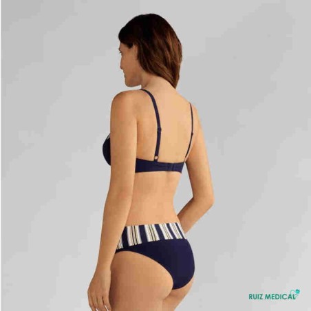 Maillot de bain pour prothèse mammaire Samos par Amoena - Vue de dos Maillot de bain pour prothèse mammaire Samos par Amoena - Vue de dos