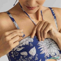 Maillot de bain pour prothèse mammaire Jersey par Amoena - Zoom face