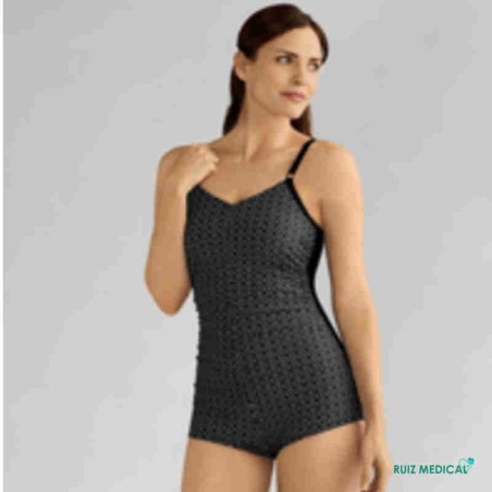 Maillot de bain pour prothèse mammaire Ayon par Amoena - Vue de face Maillot de bain pour prothèse mammaire Ayon par Amoena - Vue de face