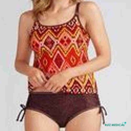 Tankini pour prothèse mammaire Kos Lagos par Amoena Tankini pour prothèse mammaire Kos Lagos par Amoena