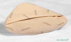 Prothèse mammaire textile Priform Premium par Amoena - Vue de devant - Arrière